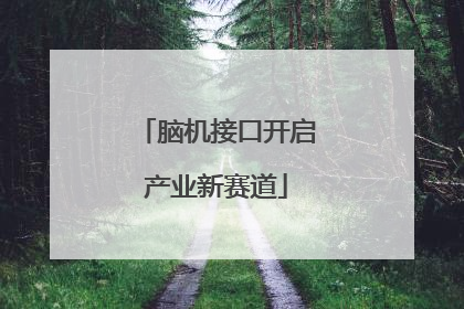 脑机接口开启产业新赛道