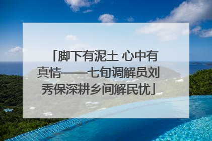 脚下有泥土 心中有真情——七旬调解员刘秀保深耕乡间解民忧