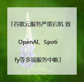 谷歌云服务严重宕机 致OpenAI、Spotify等多项服务中断