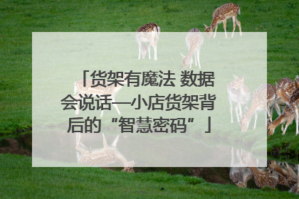 货架有魔法 数据会说话—小店货架背后的“智慧密码”