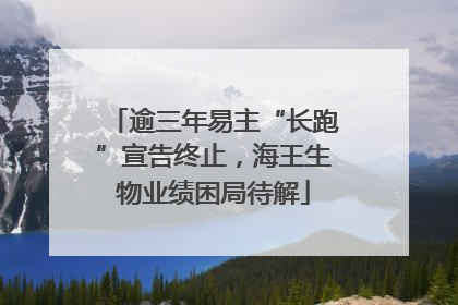 逾三年易主“长跑”宣告终止，海王生物业绩困局待解