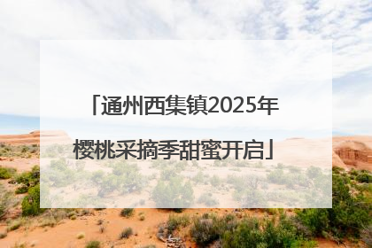 通州西集镇2025年樱桃采摘季甜蜜开启