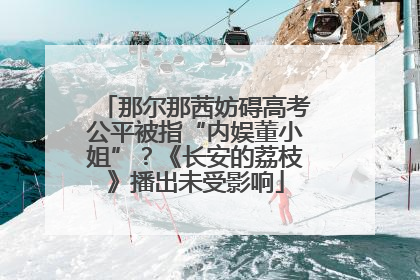 那尔那茜妨碍高考公平被指“内娱董小姐”？《长安的荔枝》播出未受影响