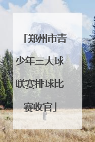 郑州市青少年三大球联赛排球比赛收官