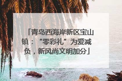青岛西海岸新区宝山镇：“零彩礼”为爱减负，新风尚文明加分