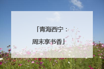 青海西宁：周末享书香