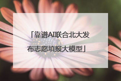 靠谱AI联合北大发布志愿填报大模型