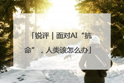 锐评｜面对AI“抗命”，人类该怎么办