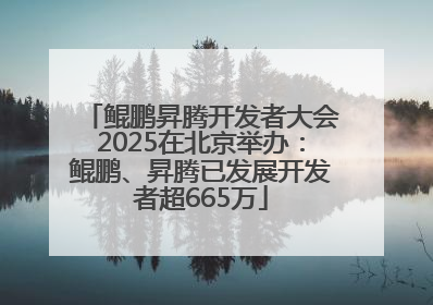 鲲鹏昇腾开发者大会2025在北京举办：鲲鹏、昇腾已发展开发者超665万