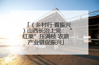 （乡村行·看振兴）山西长治上党：“红果”压满枝 农旅产业链促振兴