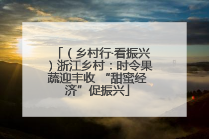（乡村行·看振兴）浙江乡村：时令果蔬迎丰收 “甜蜜经济”促振兴