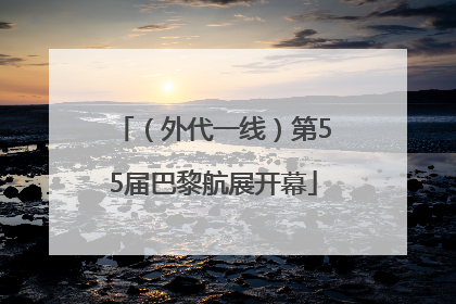（外代一线）第55届巴黎航展开幕