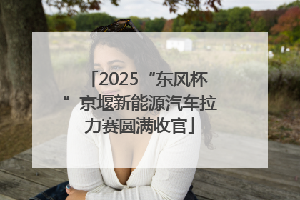 2025“东风杯”京堰新能源汽车拉力赛圆满收官