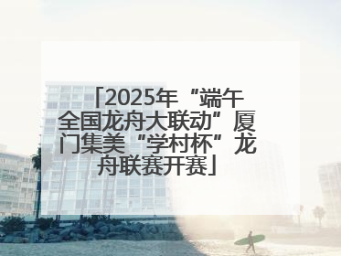 2025年“端午全国龙舟大联动”厦门集美“学村杯”龙舟联赛开赛
