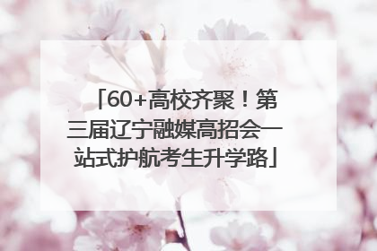 60+高校齐聚！第三届辽宁融媒高招会一站式护航考生升学路