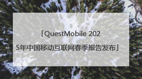 QuestMobile 2025年中国移动互联网春季报告发布